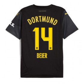 Borussia Dortmund Maximilian Beier #14 Borte skjorte 2024-25 Kortermet